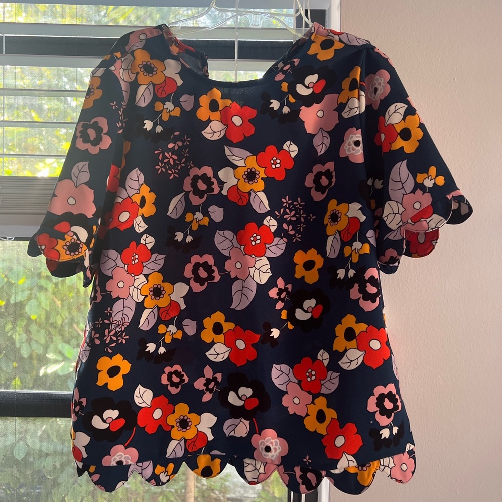 Victoria Beckham for Target scalloped top S